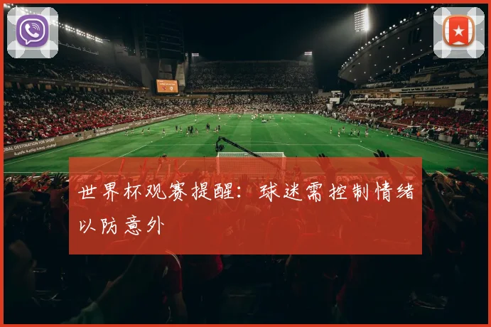 世界杯观赛提醒:球迷需控制情绪以防意外